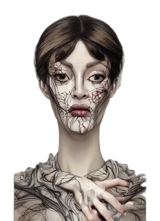 mask, face, dress, jewelry transparent PNG cut-out