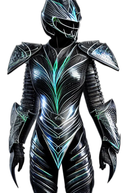 robot, concept art, cyberpunk, 3d render, fantasy art, green, photography, hyper transparent PNG cut-out