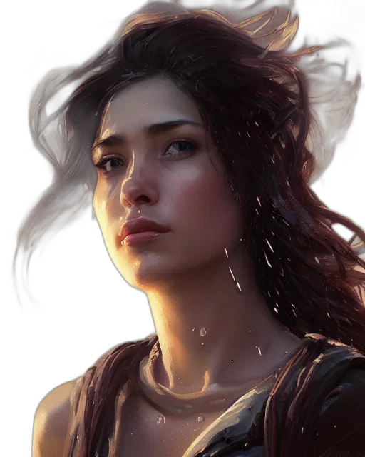 face, crown, dragon, dress, fantasy art, photorealistic, concept art, comic book art transparent PNG cut-out