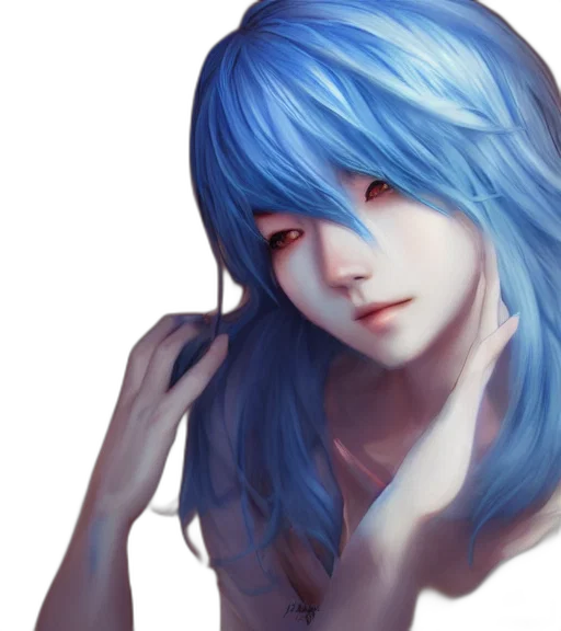 face, mask, anime, fantasy art transparent PNG cut-out