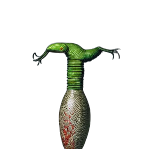 bottle, staff, dress, jewelry, 3d render, concept art, photorealistic, fantasy art transparent PNG cut-out
