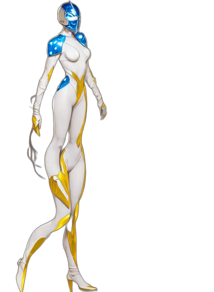 dress, robot, staff, jewelry transparent PNG cut-out