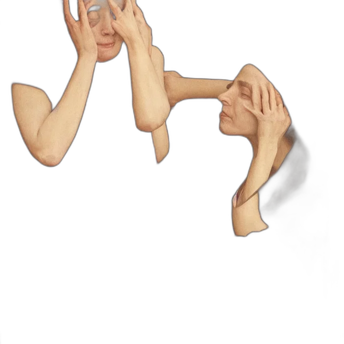 mask, face, creature, hair transparent PNG cut-out