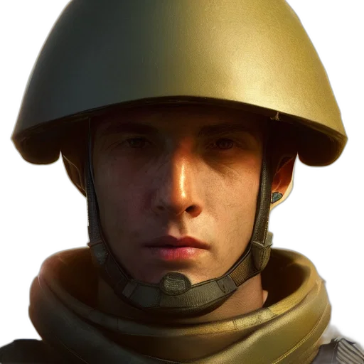 face, hat, staff, mask, concept art, photorealistic, 3d render, comic book art transparent PNG cut-out