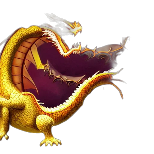 dragon, fantasy art, concept art, 3d render, pixel art, monday transparent PNG cut-out