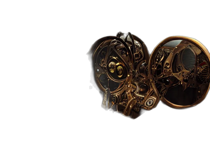 jewelry, crown, mask, weapon, 3d render, photorealistic, concept art, fantasy art transparent PNG cut-out