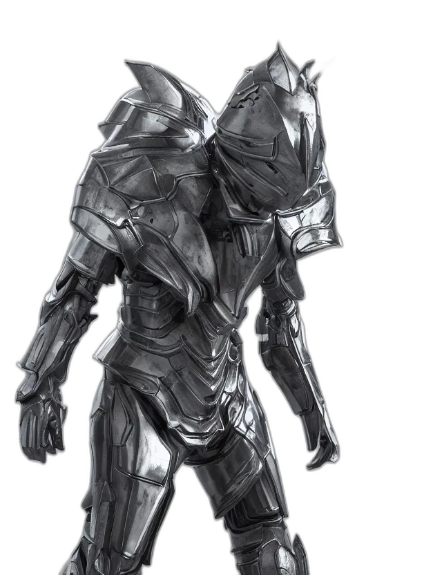 robot, weapon, dragon, concept art, fantasy art, 3d render, comic book art, monochrome transparent PNG cut-out