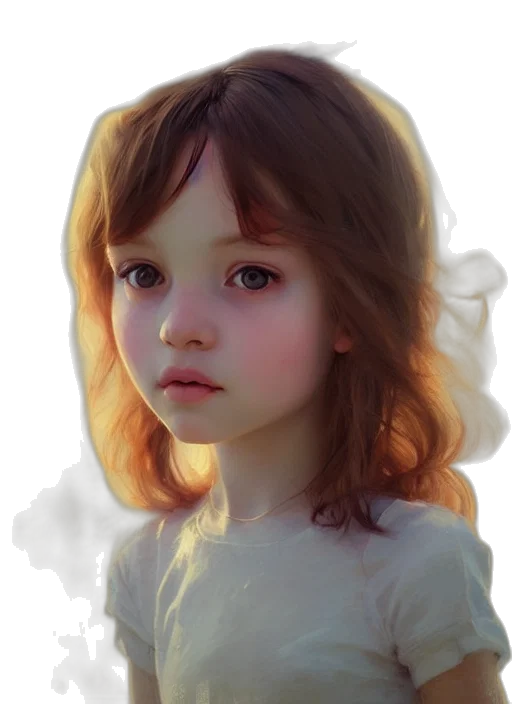 face, dress, robot, mask, photorealistic, oil painting, fantasy art, concept art transparent PNG cut-out
