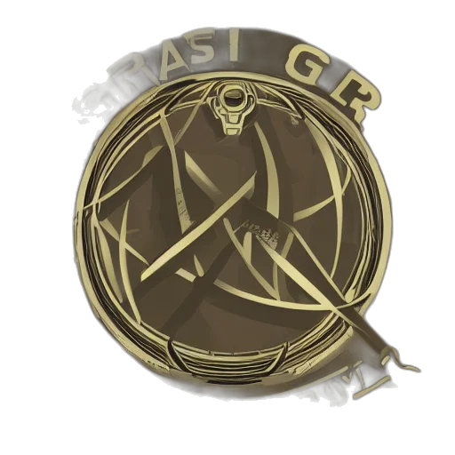 jewelry, staff, 3d render, grw, logo, vector, escher transparent PNG cut-out