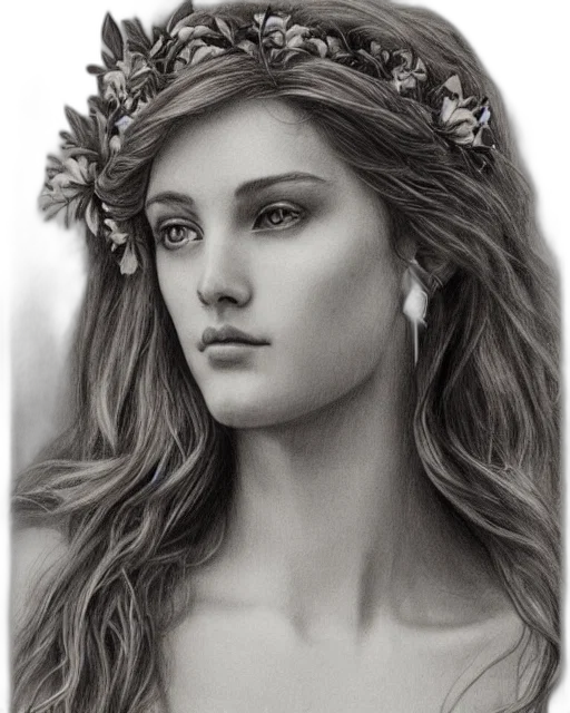 crown, jewelry, face, photorealistic, pencil sketch, fantasy art, oil painting, pencil transparent PNG cut-out