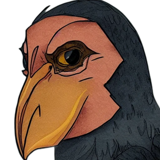 mask, animal, face, jacket, photorealistic, concept art, cartoon, watercolor transparent PNG cut-out