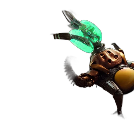weapon, creature, robot, sword transparent PNG cut-out