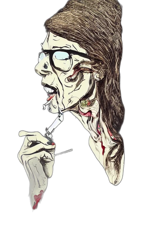 mask, face, staff, jewelry, concept art, cartoon, comic book art, cyberpunk transparent PNG cut-out