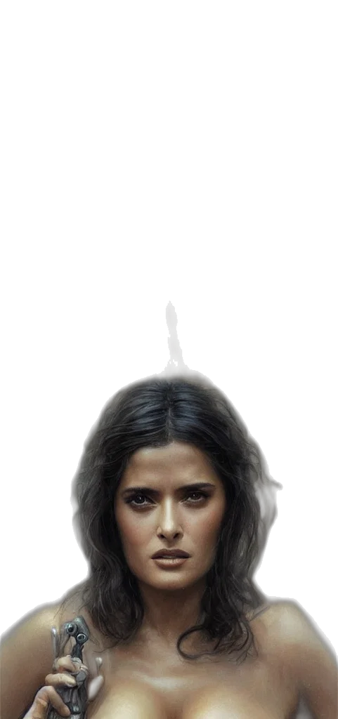 hair, face, crown, mask transparent PNG cut-out