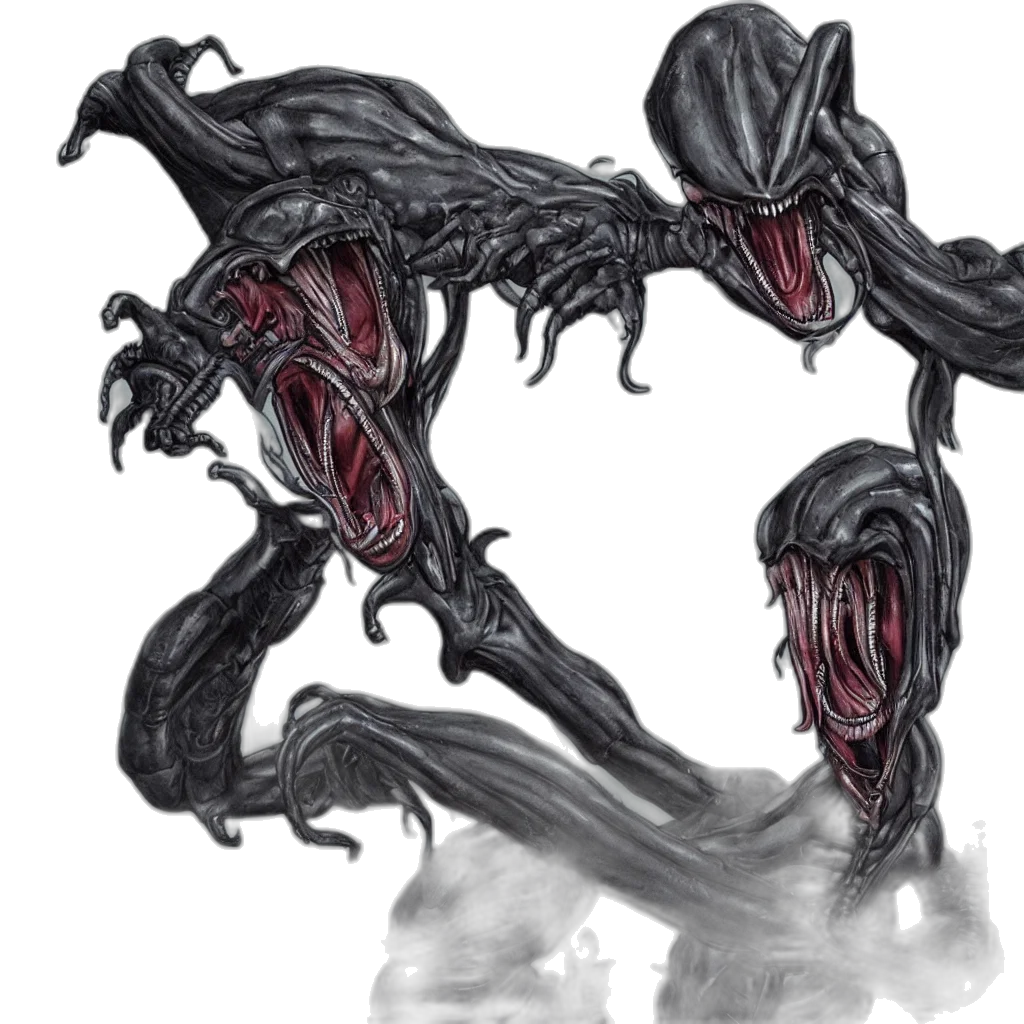 creature, dragon, mask, weapon transparent PNG cut-out