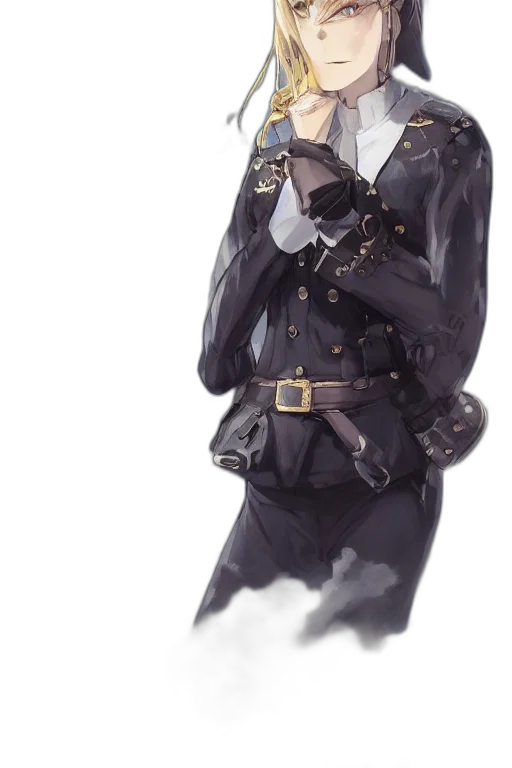 staff, jacket, mask, weapon transparent PNG cut-out