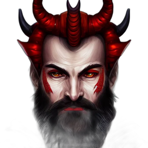 face, mask, fantasy art, concept art, pixel art, photorealistic, red, dnd transparent PNG cut-out