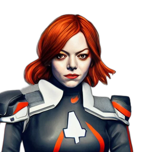 jacket, face, robot, comic book art transparent PNG cut-out