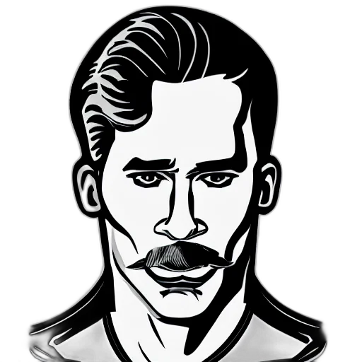 face, staff, comic book art, cartoon transparent PNG cut-out