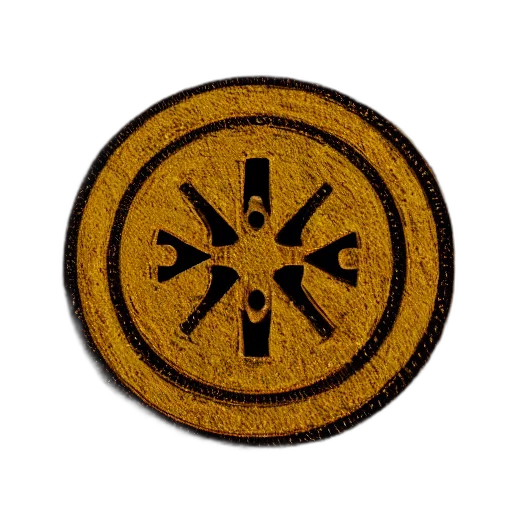 staff, jacket, umbrella, crown, 3d render, crop, circles, symbol transparent PNG cut-out