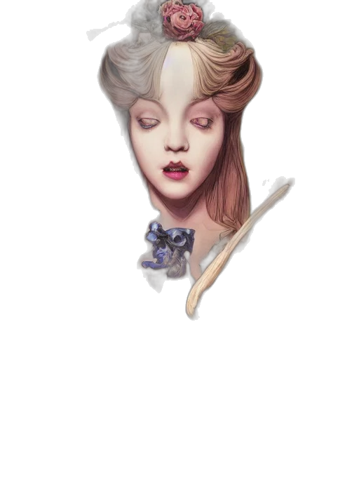 mask, face, hair, crown transparent PNG cut-out