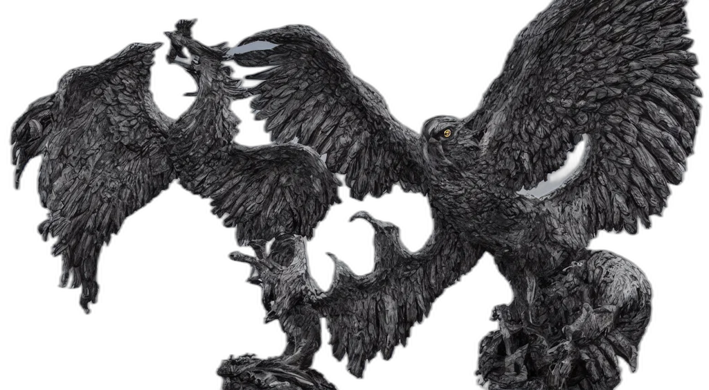 dragon, concept art, 3d render, photorealistic transparent PNG cut-out