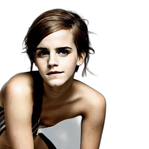 dress, photorealistic, emma, watson transparent PNG cut-out