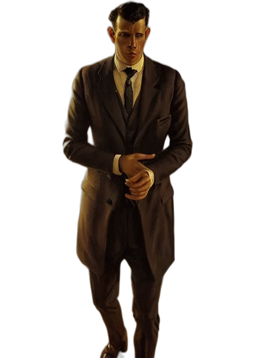 jacket, staff, face, mask transparent PNG cut-out