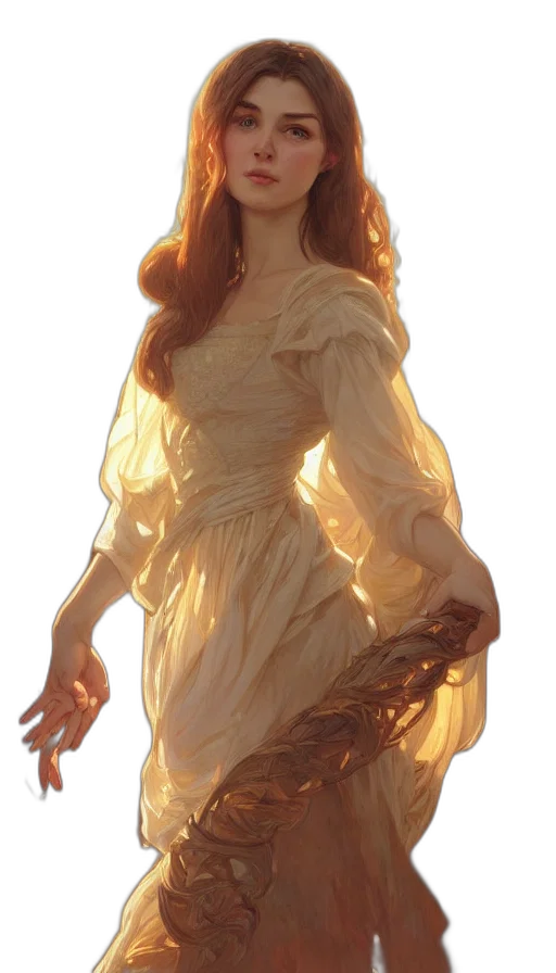 dress, crown, concept art, fantasy art transparent PNG cut-out