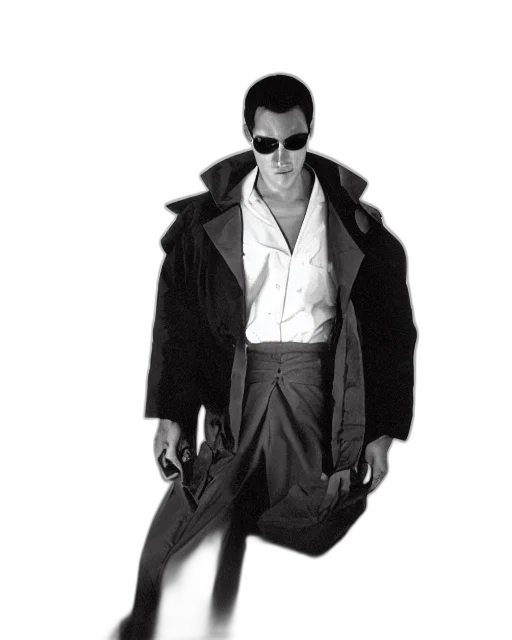 jacket, concept art, photo, portrait, daniel, henney, matrix, shot transparent PNG cut-out