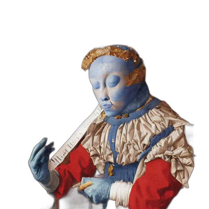 mask, face, staff, crown transparent PNG cut-out