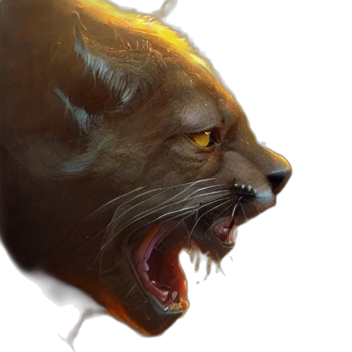 creature, face, concept art, fantasy art transparent PNG cut-out