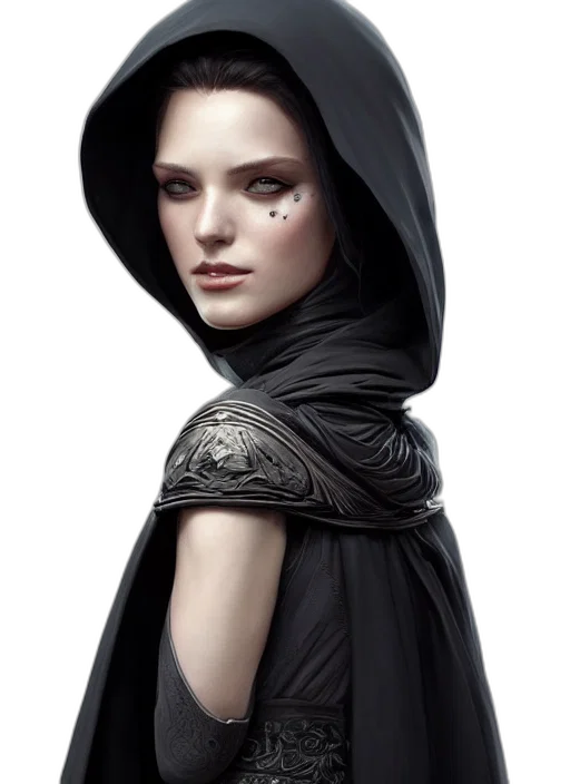 dress, face, mask, jewelry, fantasy art, photorealistic, concept art, comic book art transparent PNG cut-out