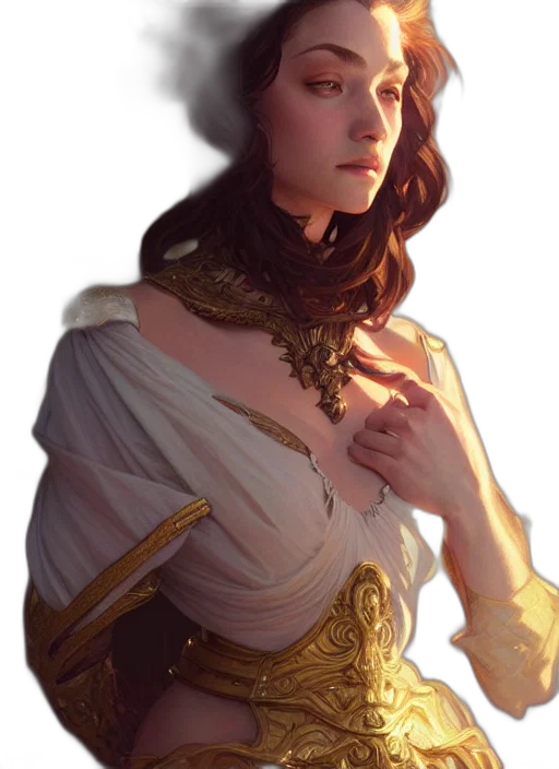 dress, crown, jewelry, face transparent PNG cut-out