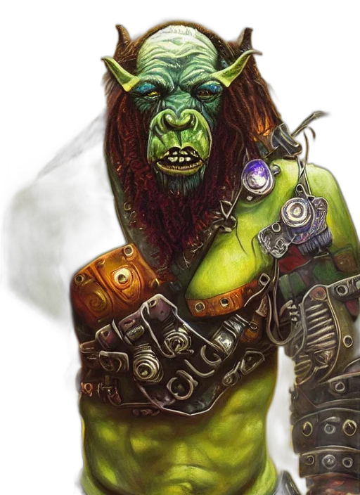 face, staff, mask, fantasy art transparent PNG cut-out
