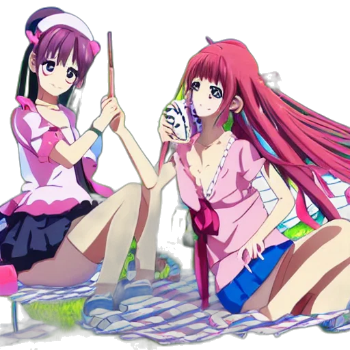 anime, vaporwave, concept art, pixel art, underwater, forest, neon lights, beach transparent PNG cut-out