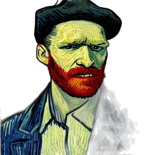 hat, face, jacket, watercolor, comic book art, cartoon, photorealistic, daredevil transparent PNG cut-out