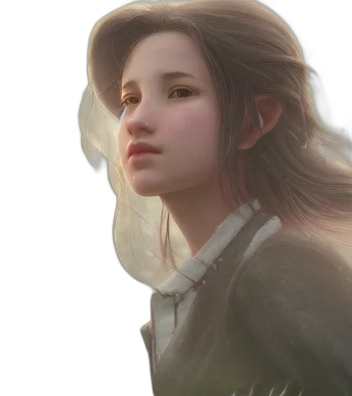 face, dragon, hair, creature transparent PNG cut-out