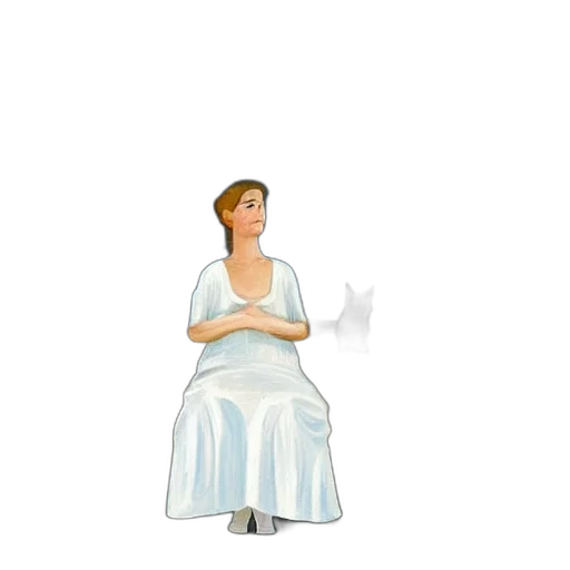 dress, staff, jewelry, crown transparent PNG cut-out