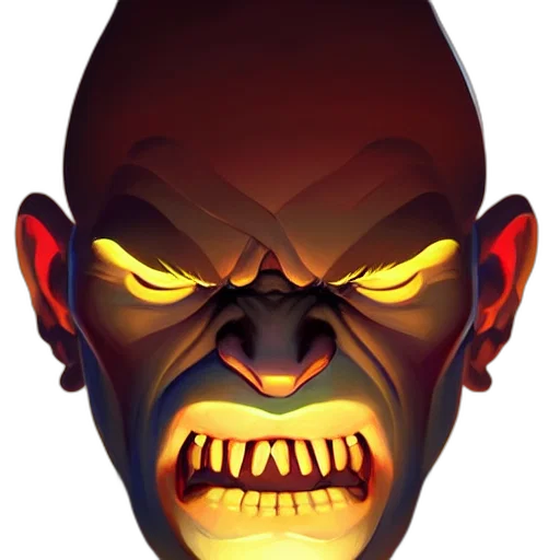 face, mask, staff, concept art, 3d render, photorealistic, fantasy art, icon transparent PNG cut-out