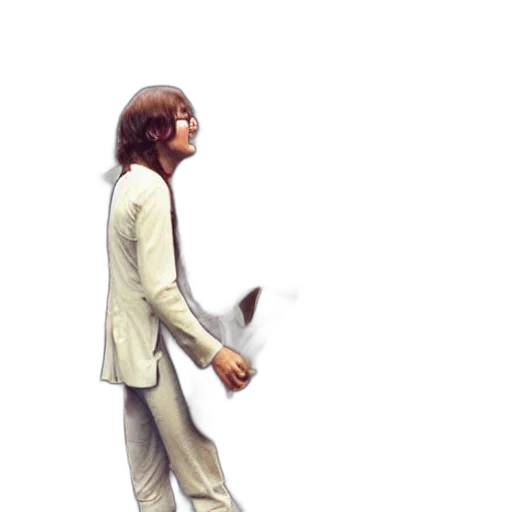 staff, jacket, concept art, pixel art, photorealistic, watercolor, john, lennon transparent PNG cut-out