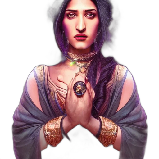 jewelry, face, fantasy art, concept art transparent PNG cut-out