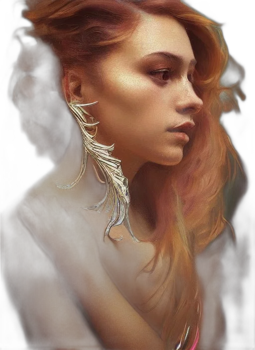 face, jewelry, hair, crown transparent PNG cut-out