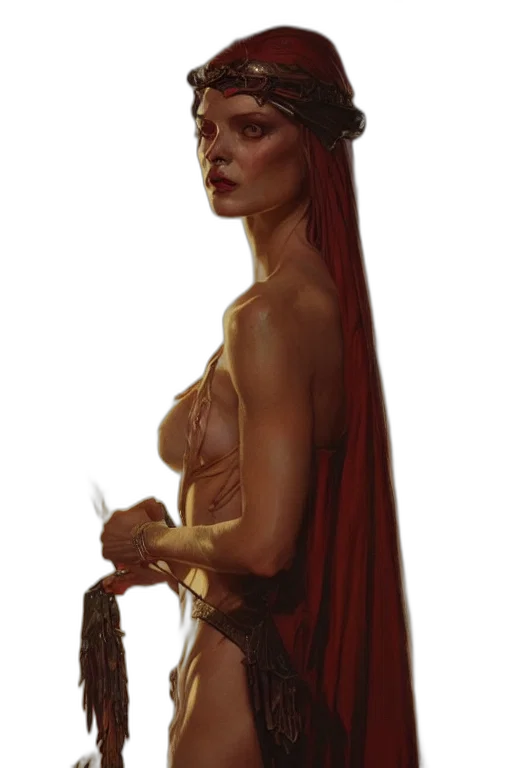 staff, dress, jewelry, crown transparent PNG cut-out