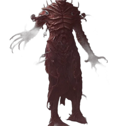 creature, staff, mask, concept art transparent PNG cut-out