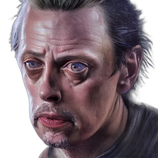 face, photorealistic, comic book art, concept art transparent PNG cut-out