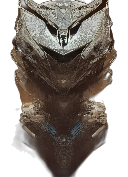 mask, dragon, face, robot transparent PNG cut-out