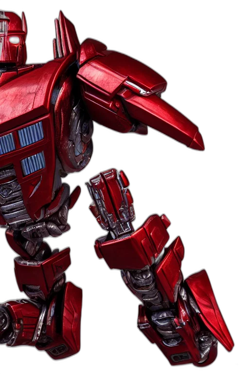 robot, concept art, 3d render, red transparent PNG cut-out