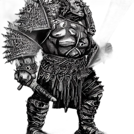 staff, sword, weapon, fantasy art, concept art, comic book art, pencil sketch, monochrome transparent PNG cut-out