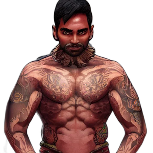 fantasy art, concept art, comic book art, photorealistic transparent PNG cut-out